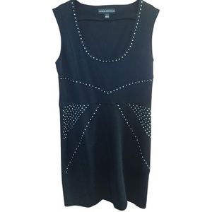 𝅺Rock & Republic black studded dress